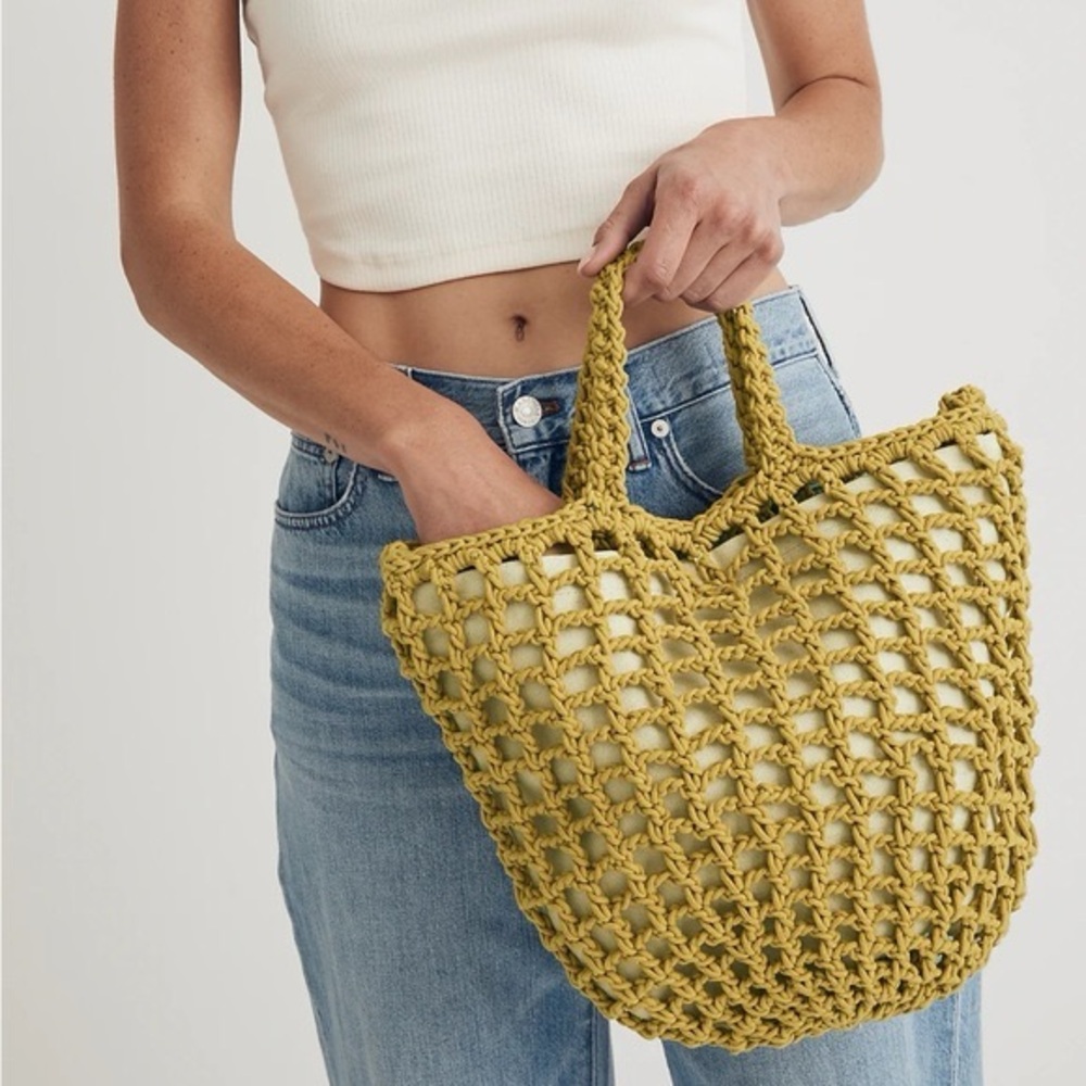 Madewell Crochet Shoulder Tote Crossbody Bag